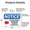 Signmission Delivery Entrance Contractors OSHA Notice Sign, Aluminum, 14in W x 10in L, 2PK OS-2PACK-NS-A-1014-L-10966 - alternate 4